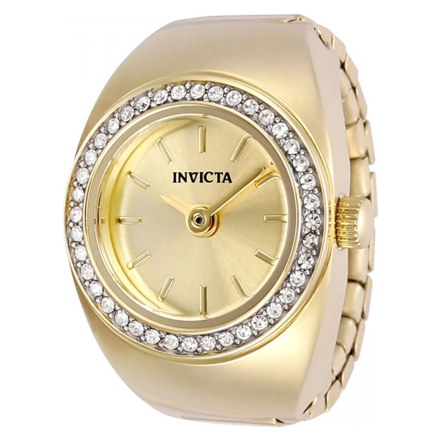 RELOJ ANILLO PARA MUJER INVICTA MINI ANGEL 48944 - DORADO