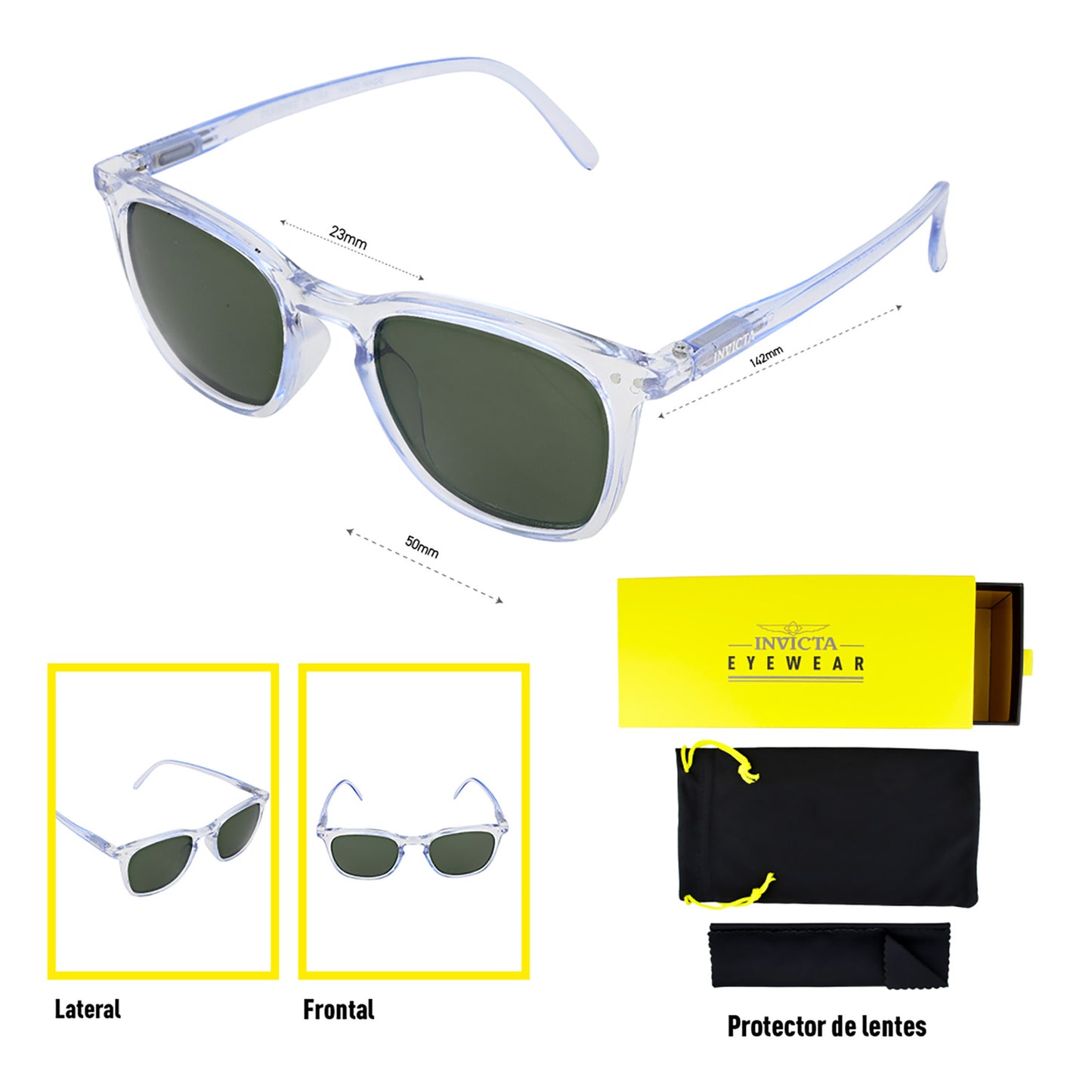 Lentes Invicta I22970-AVI-03-P03 Unisex