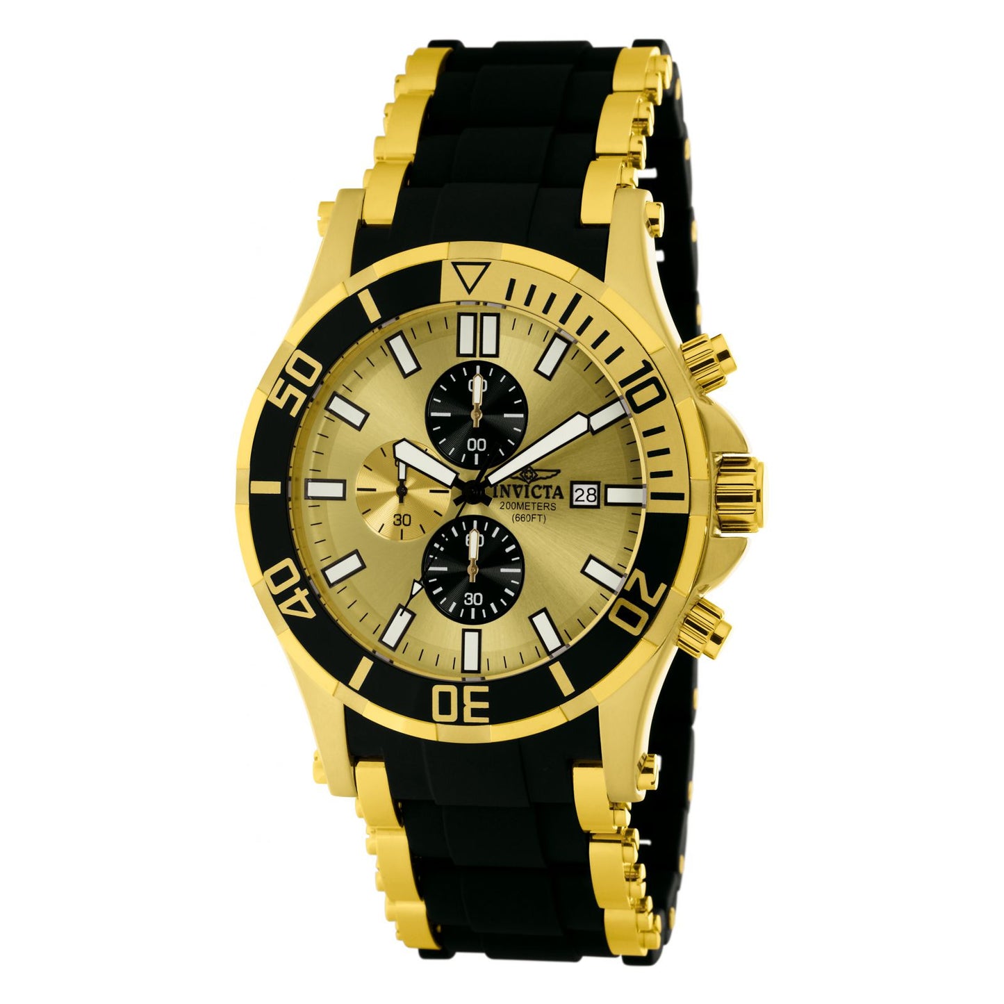 RELOJ  PARA HOMBRE INVICTA SEA SPIDER 1478 - ORO NEGRO