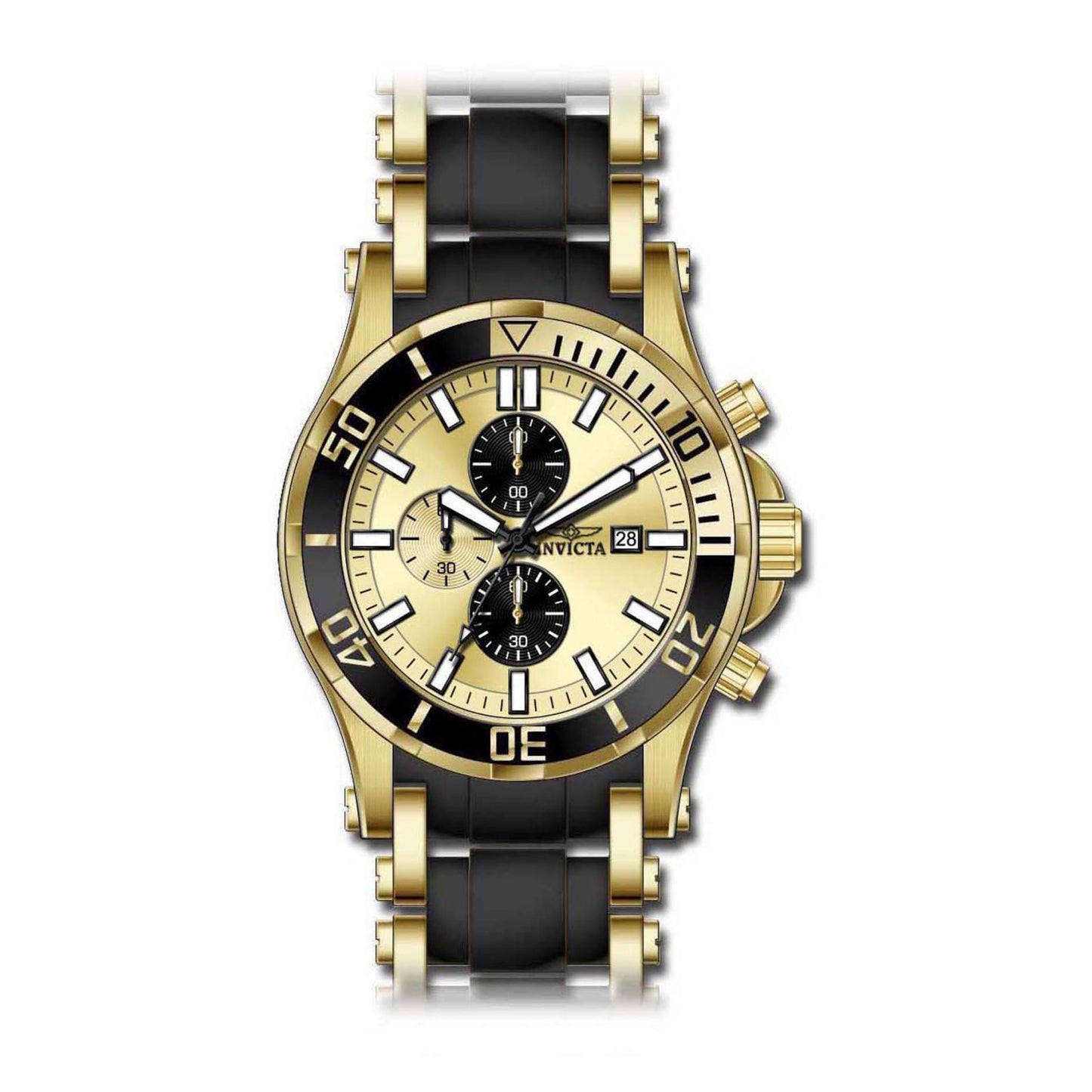 RELOJ  PARA HOMBRE INVICTA SEA SPIDER 1478 - ORO NEGRO