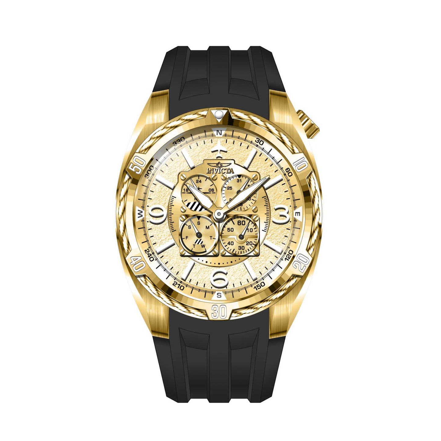 RELOJ DEPORTIVO PARA HOMBRE INVICTA AVIATOR 30486 - NEGRO