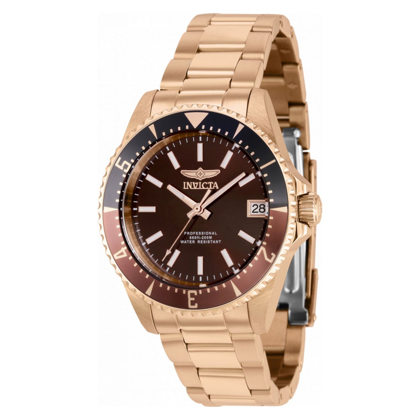 RELOJ  PARA MUJER INVICTA PRO DIVER 36810 - ORO ROSA