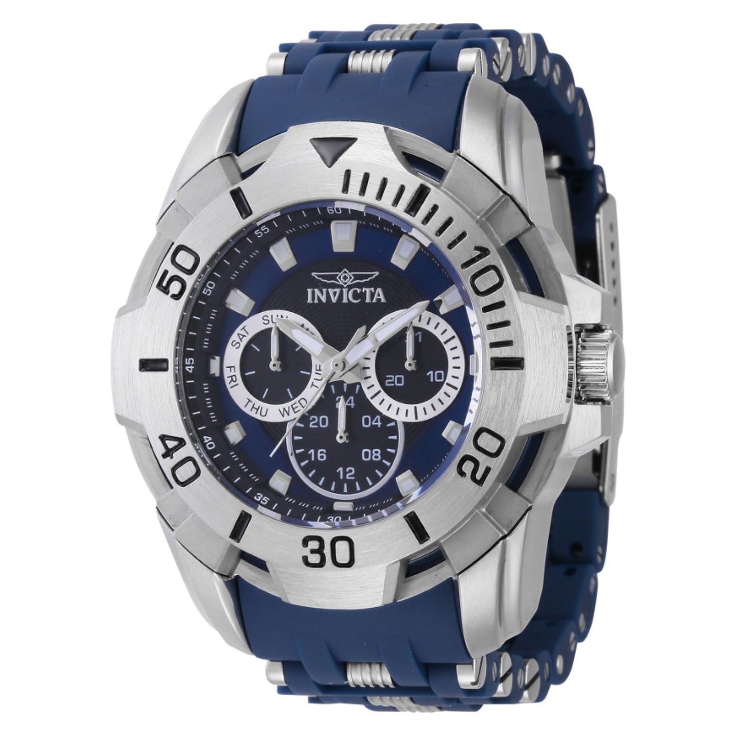 RELOJ  PARA HOMBRE INVICTA SEA SPIDER 44124 - ACERO AZUL