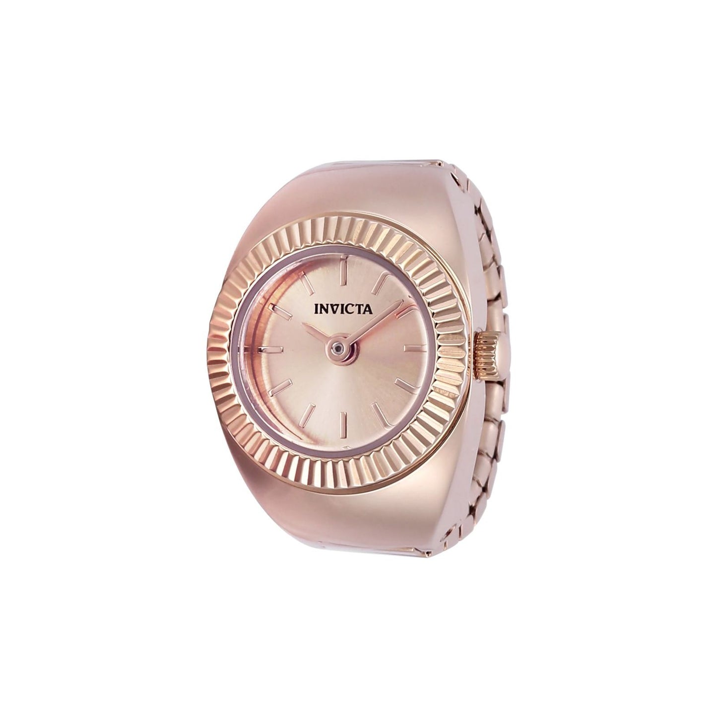 RELOJ ANILLO PARA MUJER INVICTA MINI ANGEL 48948 - ORO ROSA