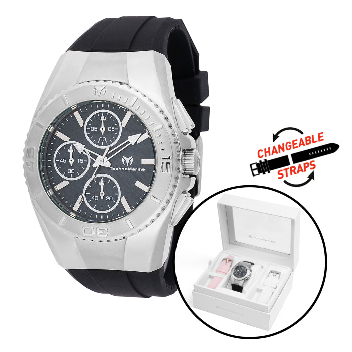 RELOJ PARA MUJER TECHNOMARINE CRUISE TM-124033 - NEGRO, BLANCO, ROSA