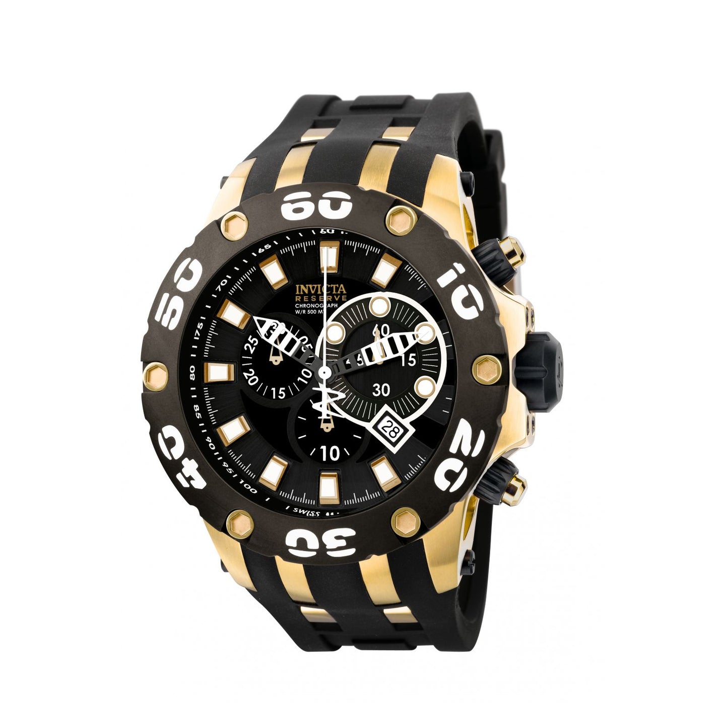 RELOJ  PARA HOMBRE INVICTA RESERVE 0913 - ORO NEGRO