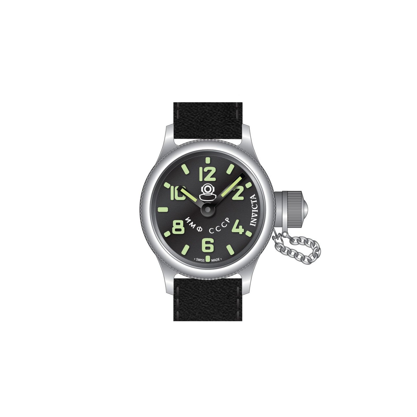 RELOJ CLÁSICO PARA HOMBRE INVICTA RUSSIAN DIVER 2625 - NEGRO
