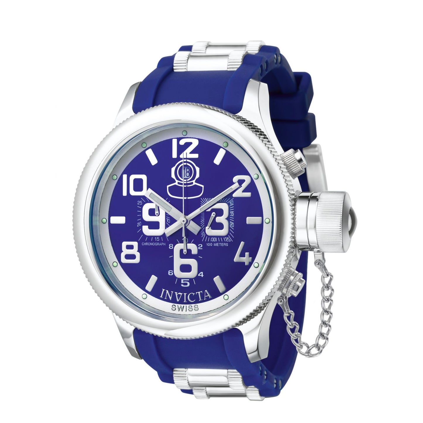 RELOJ  PARA HOMBRE INVICTA RUSSIAN DIVER 4580 - AZUL ACERO