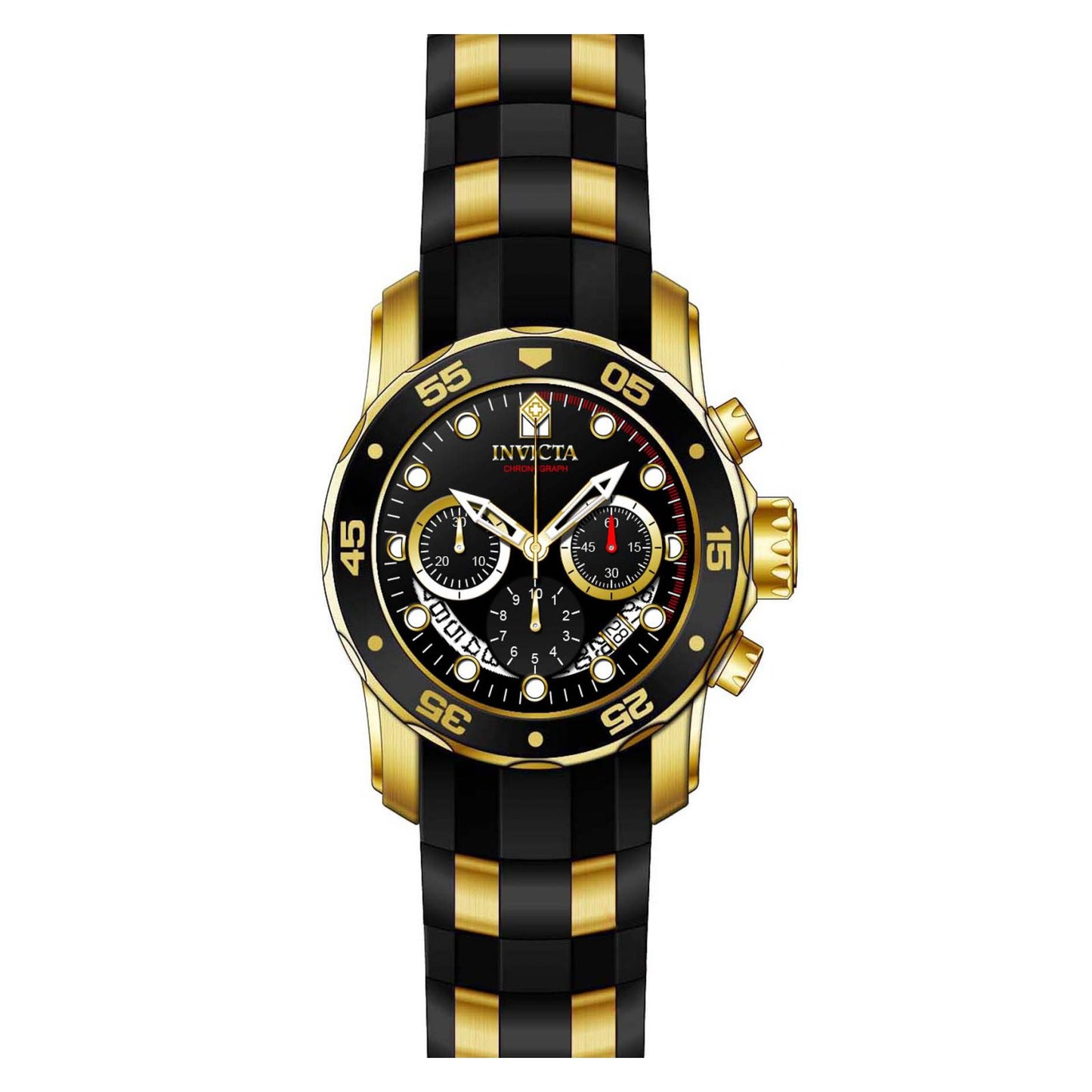 RELOJ DEPORTIVO PARA HOMBRE INVICTA PRO DIVER 6981 - DORADO