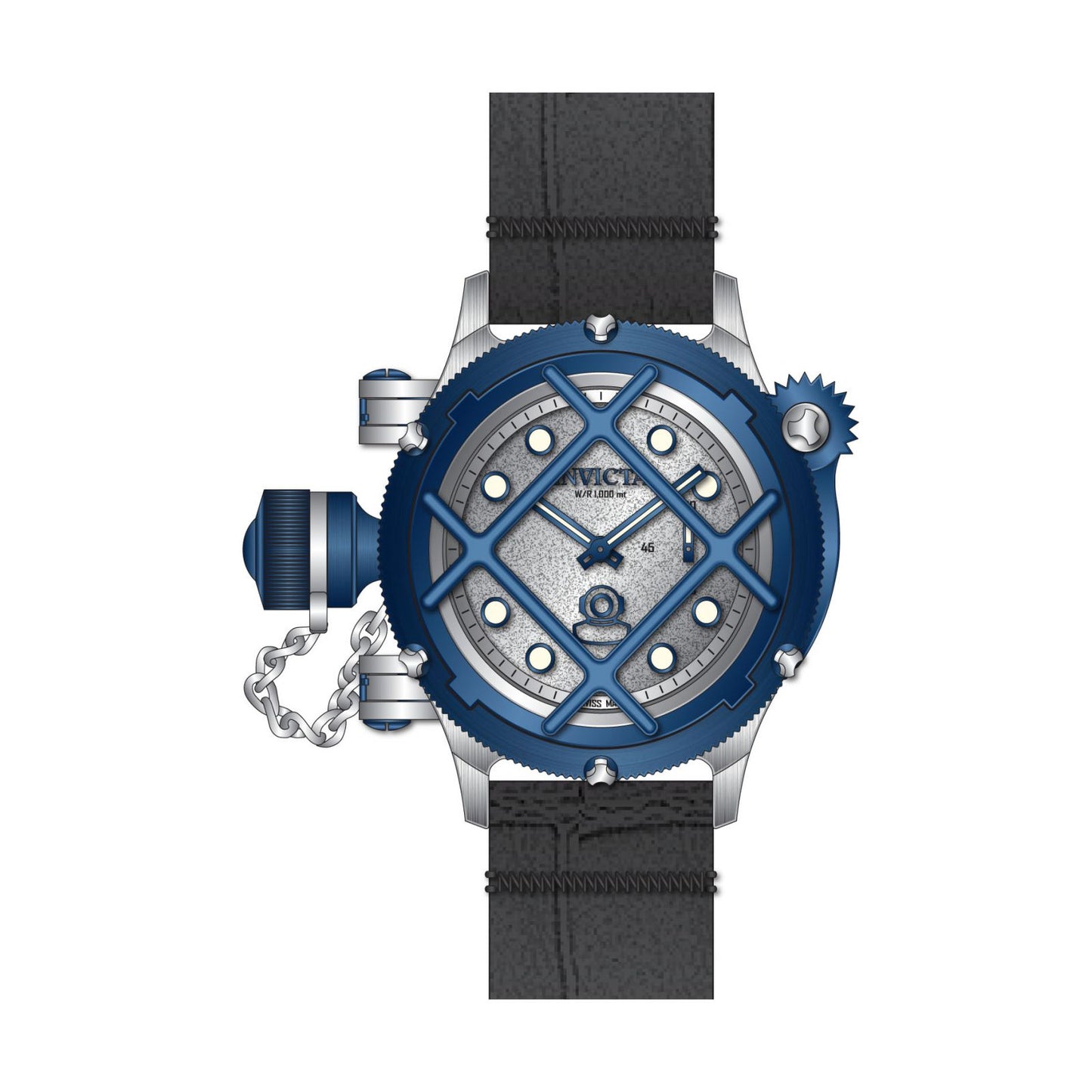 RELOJ CLÁSICO PARA HOMBRE INVICTA RUSSIAN DIVER 16231 - GRIS OSCURO