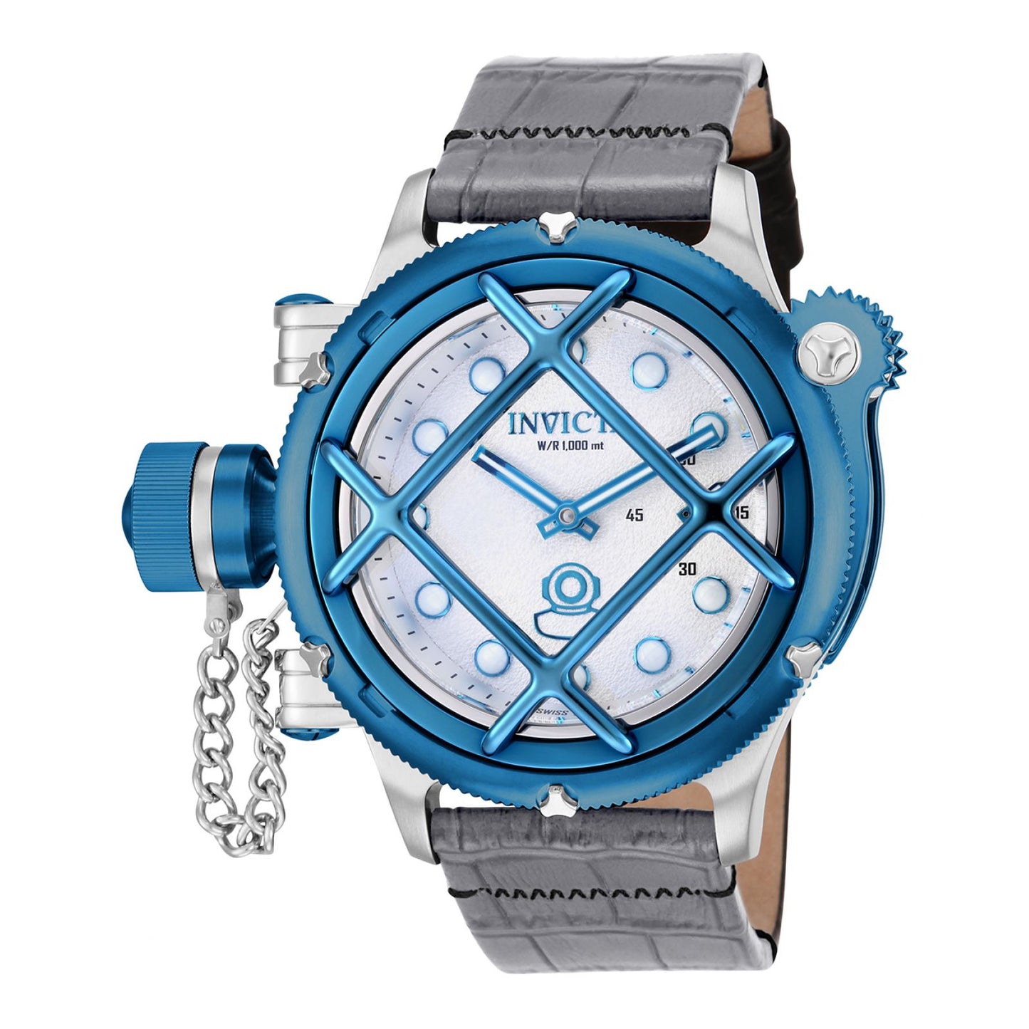 RELOJ CLÁSICO PARA HOMBRE INVICTA RUSSIAN DIVER 16231 - GRIS OSCURO