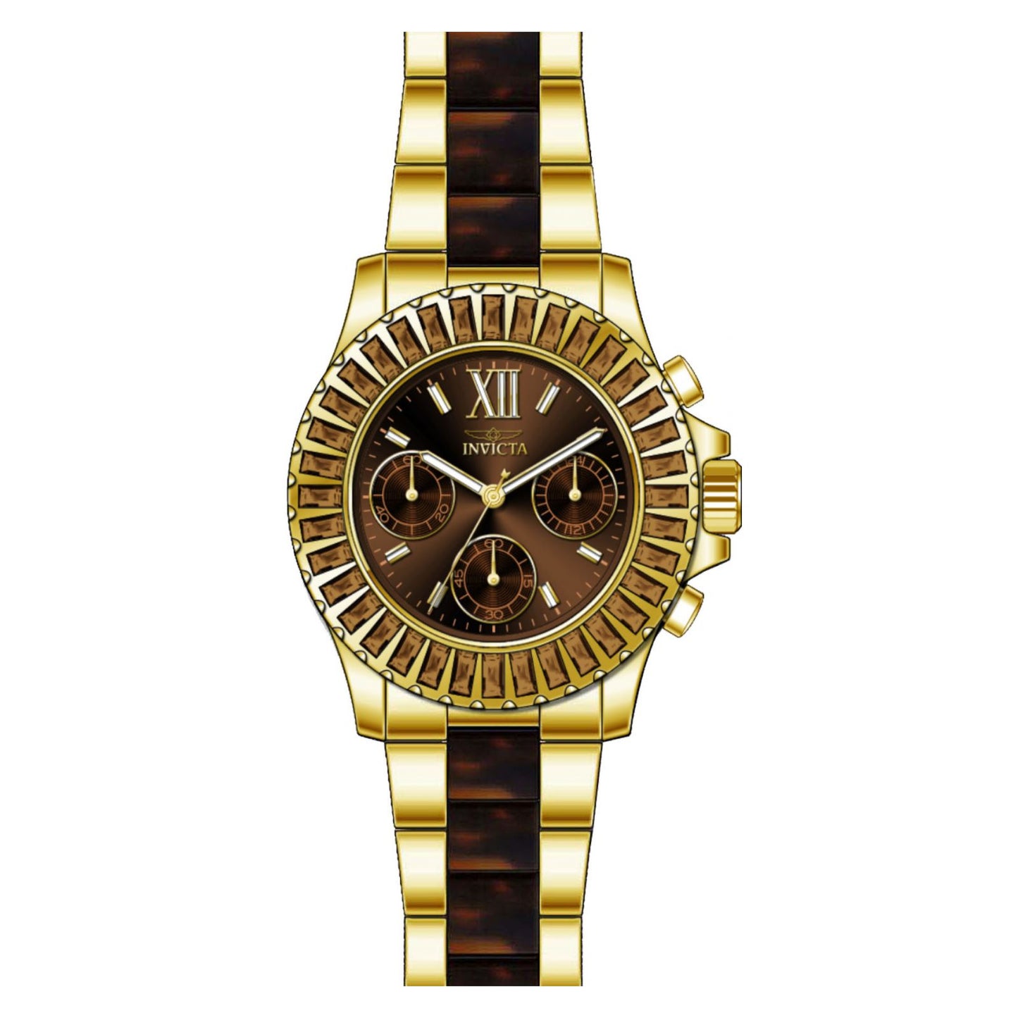 RELOJ  PARA MUJER INVICTA ANGEL 17494 - DORADO
