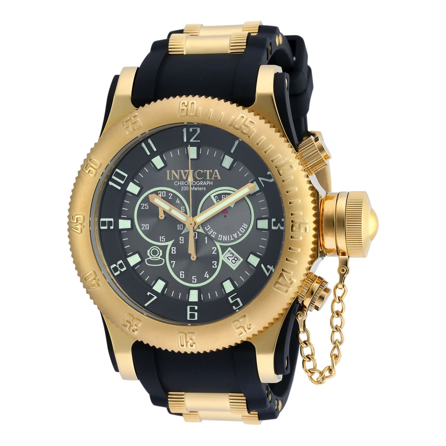 RELOJ  PARA HOMBRE INVICTA RUSSIAN DIVER 90091 - ORO NEGRO
