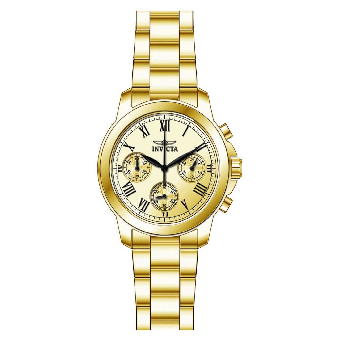RELOJ CLÁSICO PARA MUJER INVICTA SPECIALTY 21654 - DORADO