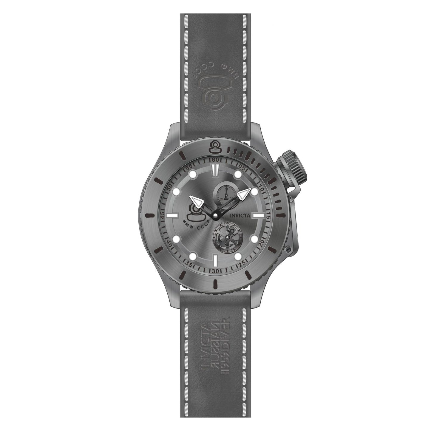 RELOJ CLÁSICO PARA HOMBRE INVICTA RUSSIAN DIVER 22012 - GRIS