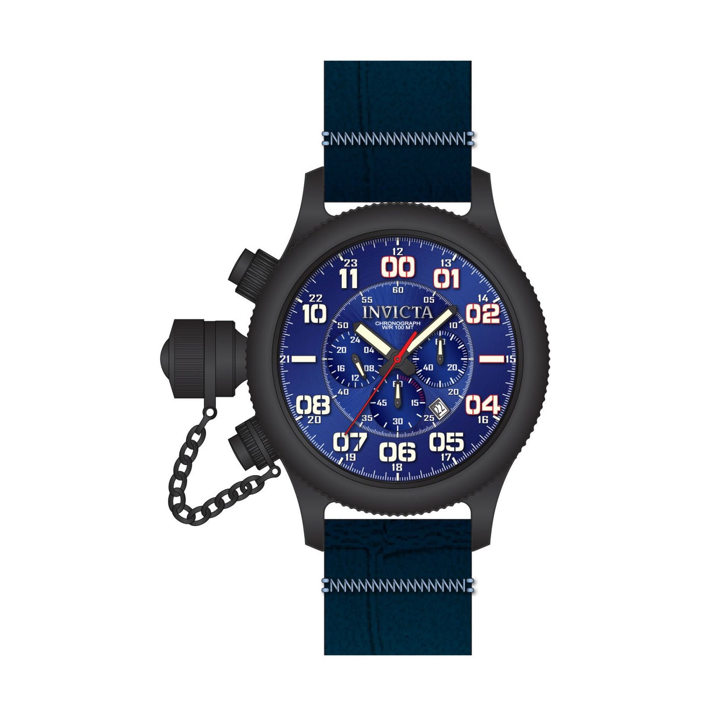 RELOJ CLÁSICO PARA HOMBRE INVICTA RUSSIAN DIVER 22290 - AZUL