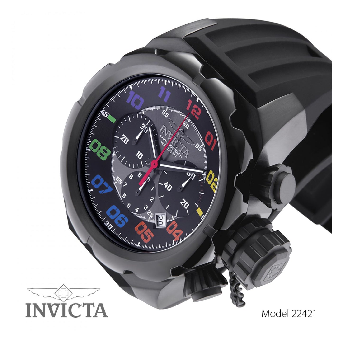 RELOJ DEPORTIVO PARA HOMBRE INVICTA RUSSIAN DIVER 22421 - NEGRO