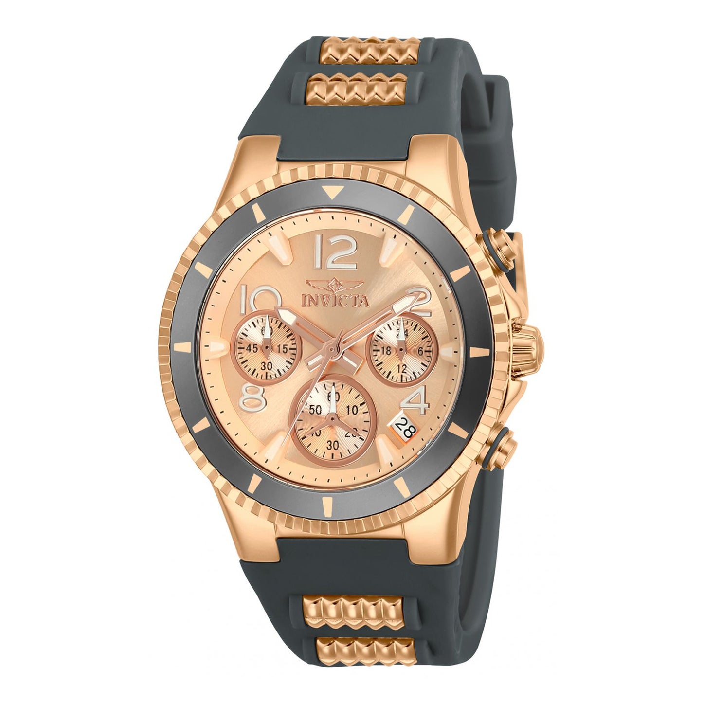 RELOJ DEPORTIVO PARA MUJER INVICTA BLU 24189 - ROSA   ORO