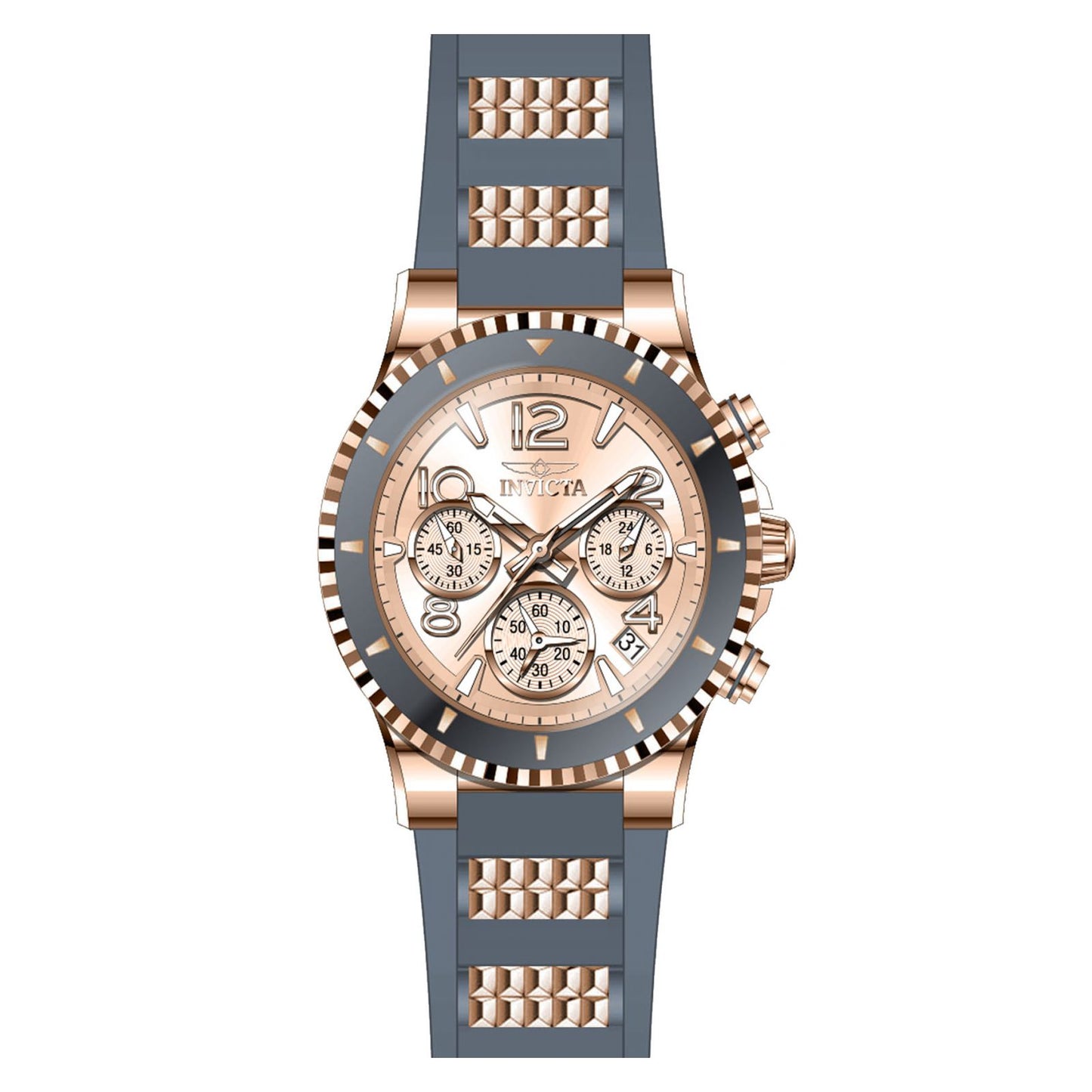 RELOJ DEPORTIVO PARA MUJER INVICTA BLU 24189 - ROSA   ORO