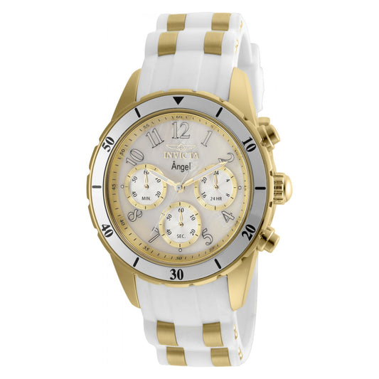 RELOJ DEPORTIVO PARA MUJER INVICTA ANGEL 24901 - ORO BLANCO