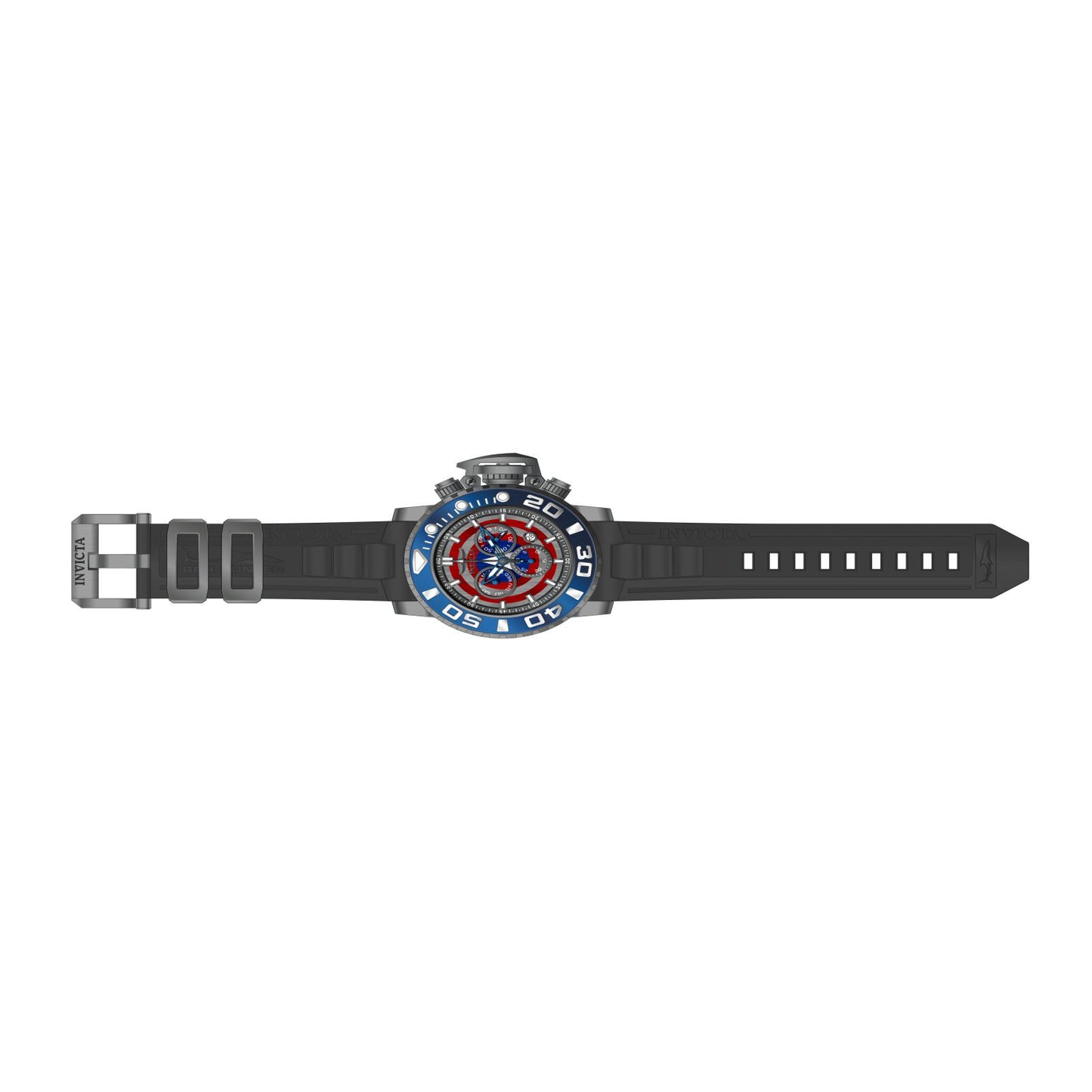 RELOJ CAPITÁN AMÉRICA PARA HOMBRE INVICTA MARVEL 25621 - GRIS OSCURO