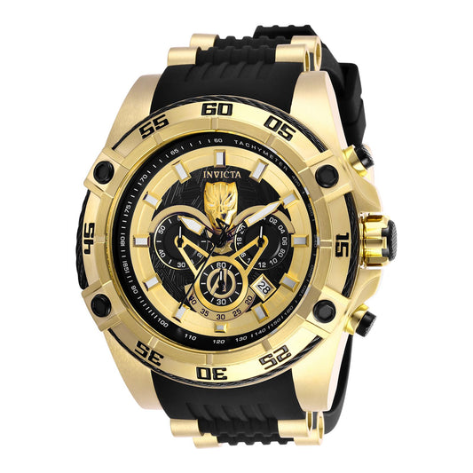 RELOJ PANTERA NEGRA PARA HOMBRE INVICTA MARVEL 26803 - ORO NEGRO
