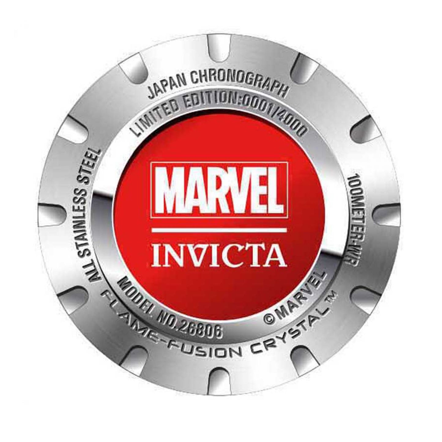 RELOJ PANTERA NEGRA PARA HOMBRE INVICTA MARVEL 26806 - NEGRO