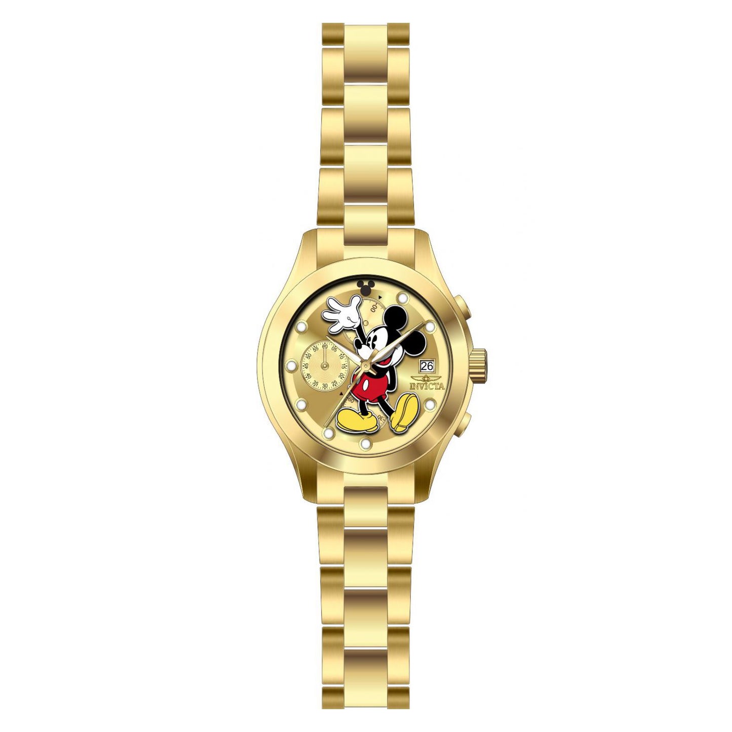 RELOJ MICKEY MOUSE PARA MUJER INVICTA DISNEY LIMITED EDITION 27399 - ORO