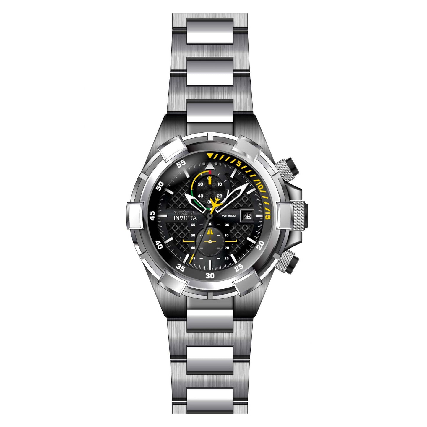 RELOJ  PARA HOMBRE INVICTA AVIATOR 28108 - PLATEADO