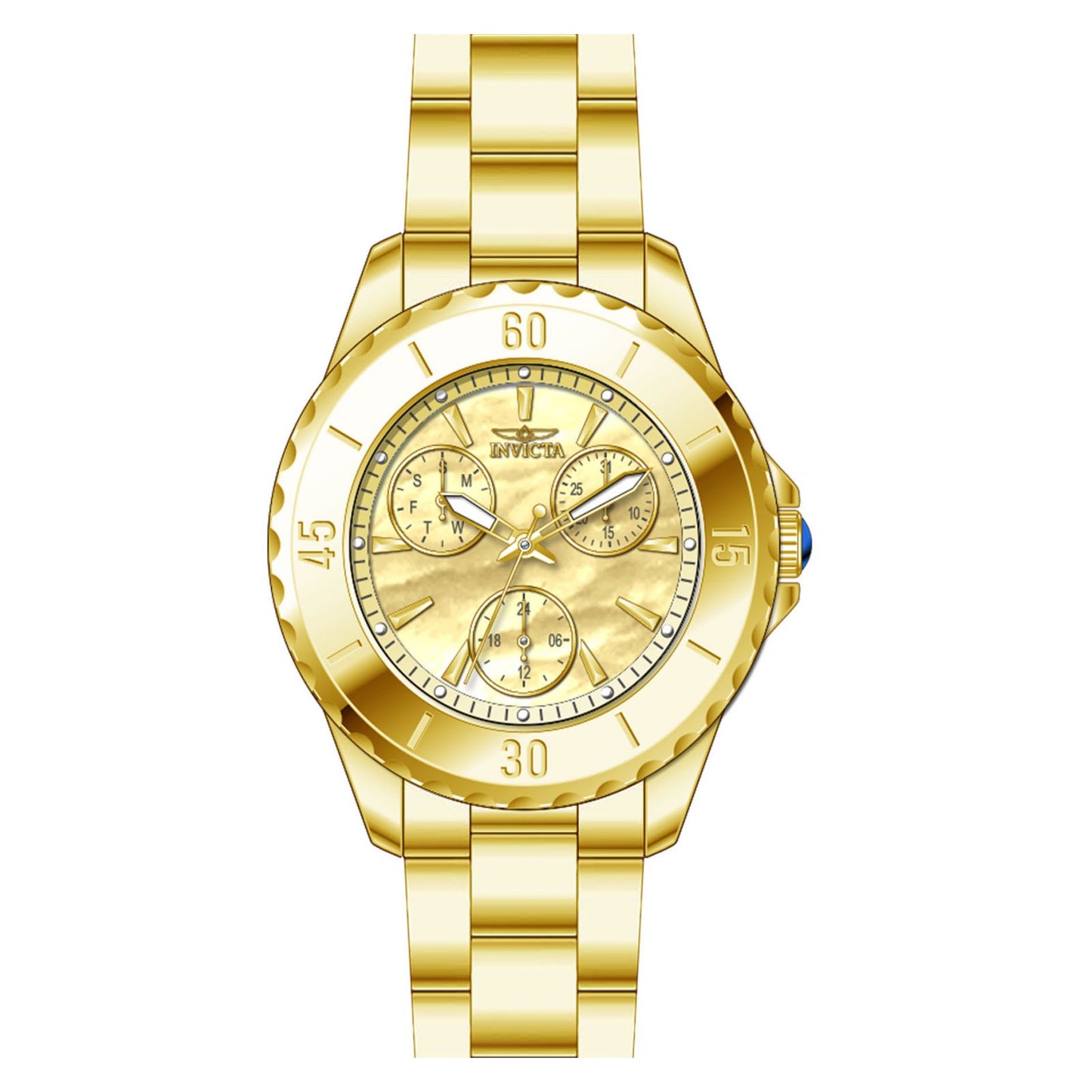 RELOJ  PARA MUJER INVICTA ANGEL 29107 - ORO