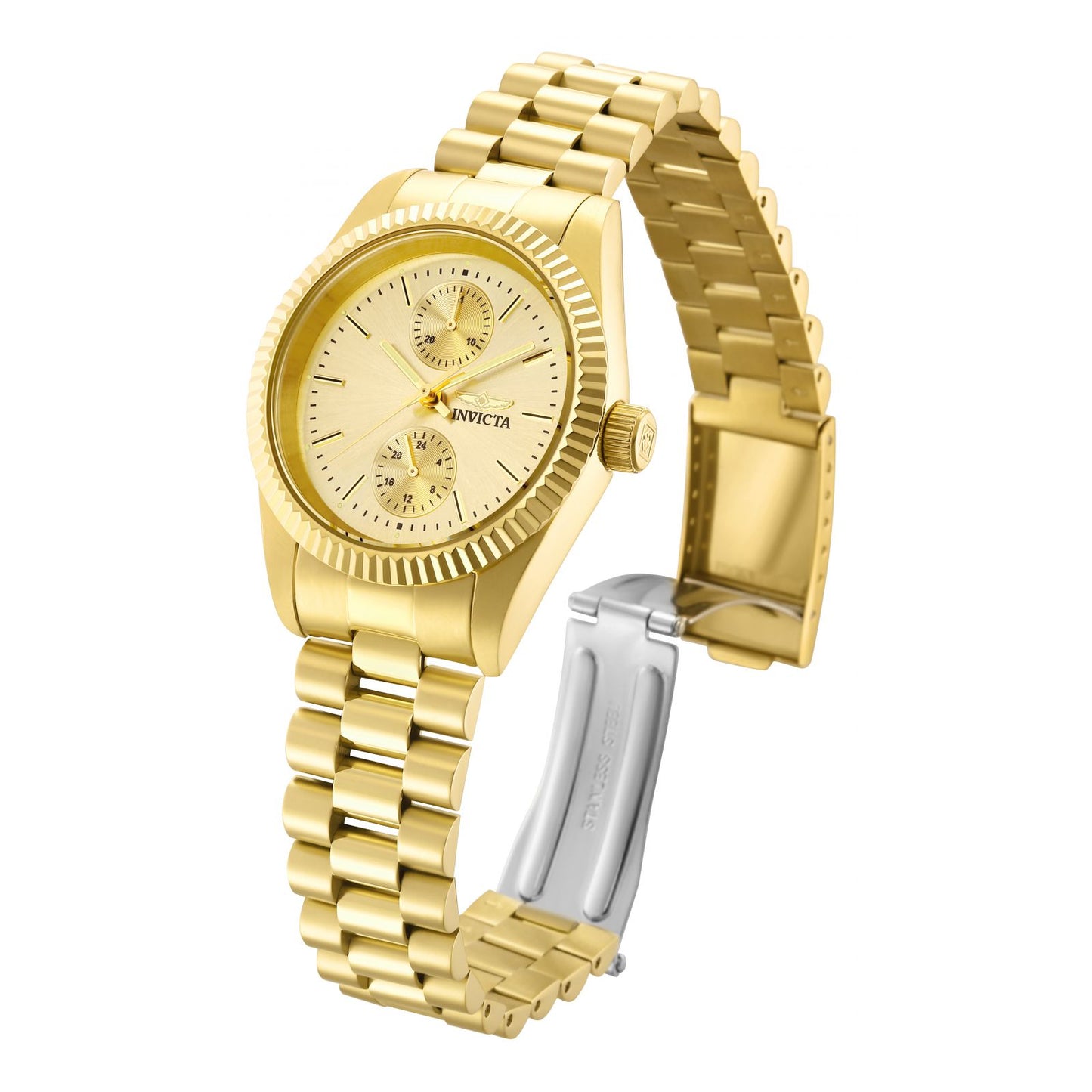 RELOJ CLÁSICO PARA MUJER INVICTA SPECIALTY 29447 - CHAMPÁN