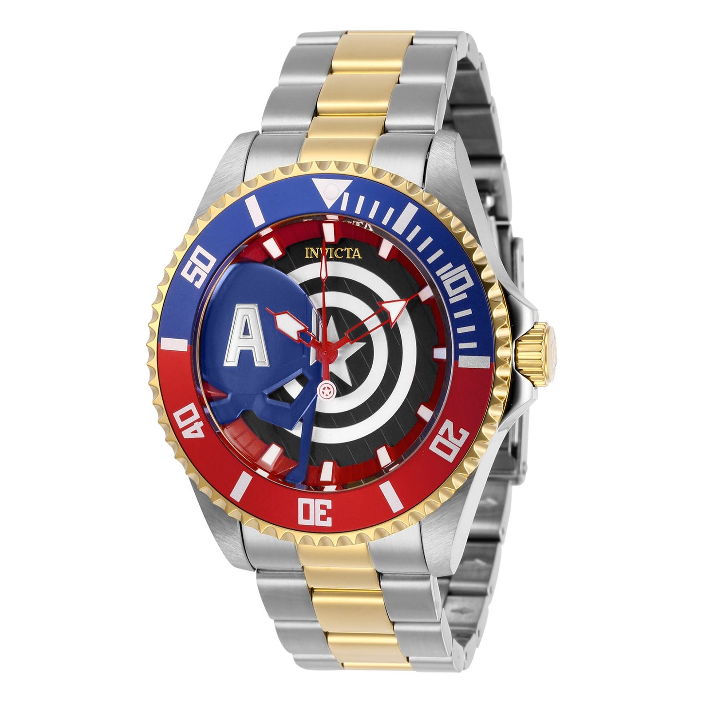 RELOJ CAPITÁN AMÉRICA PARA HOMBRE INVICTA MARVEL 29682 - NEGRO