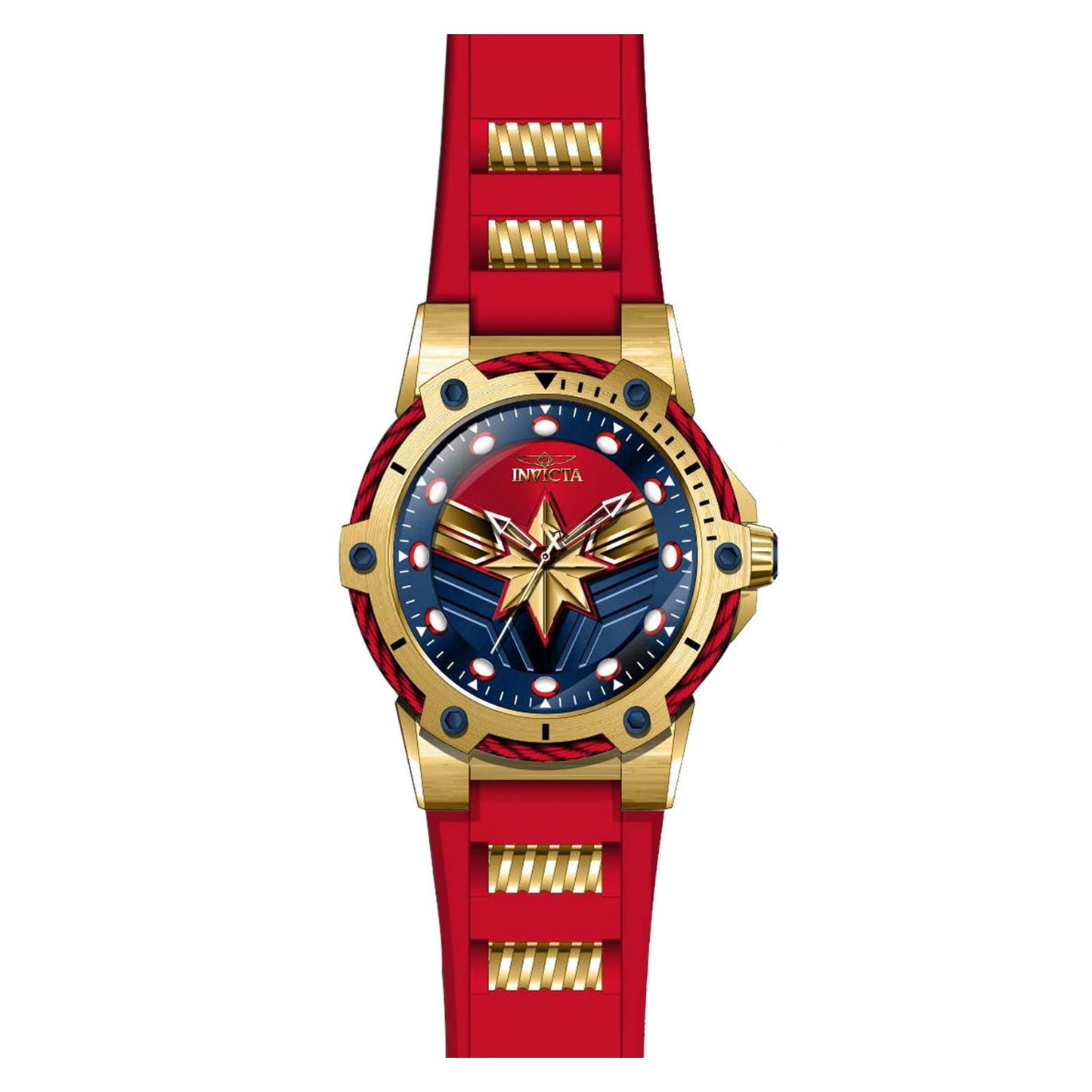 RELOJ CAPITÁN MARAVILLA PARA MUJER INVICTA MARVEL 29716 - ORO ROJO