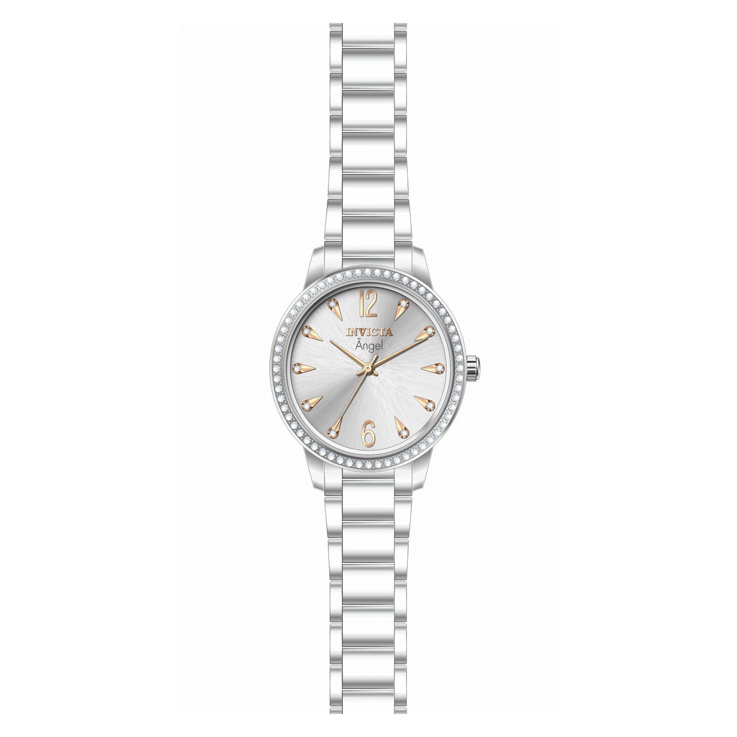 RELOJ  PARA MUJER INVICTA ANGEL 31366 - PLATEADO