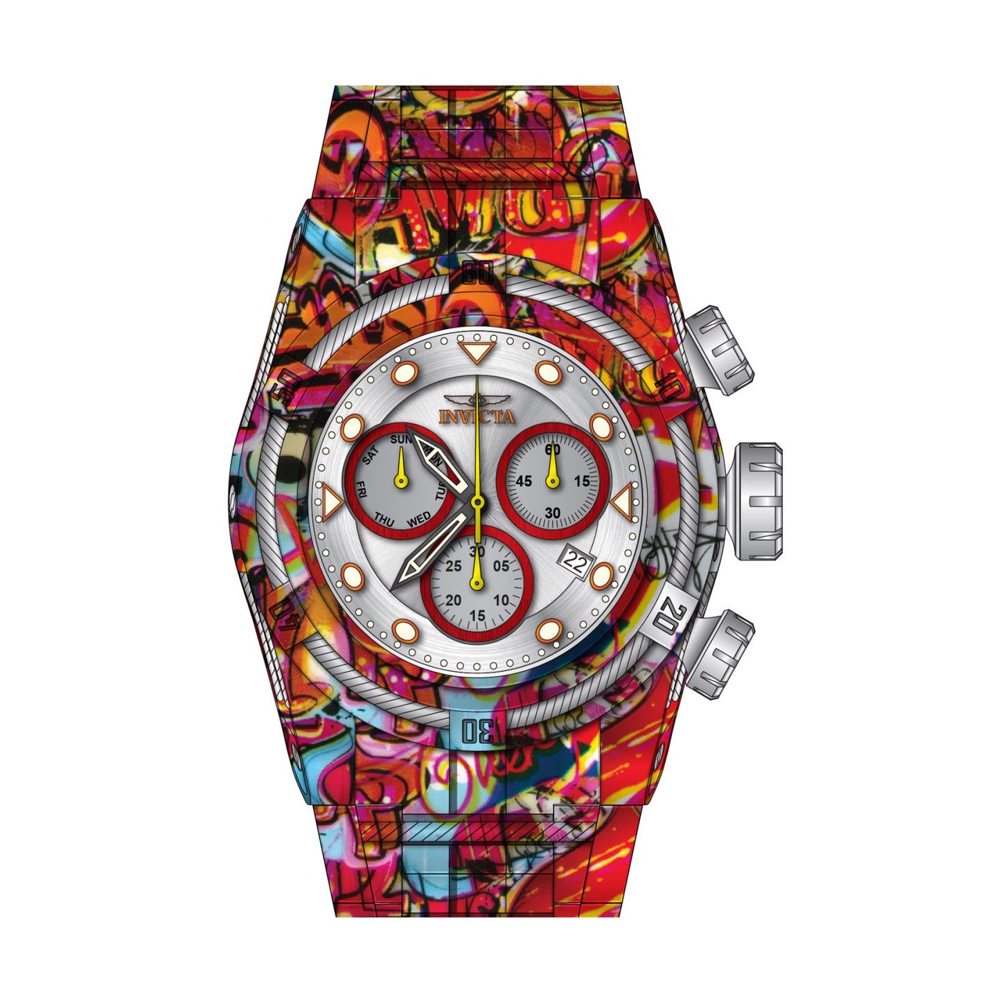 RELOJ PARA HOMBRE INVICTA BOLT 32416 - ACERO, BLANCO, BAÑO DE AGUA