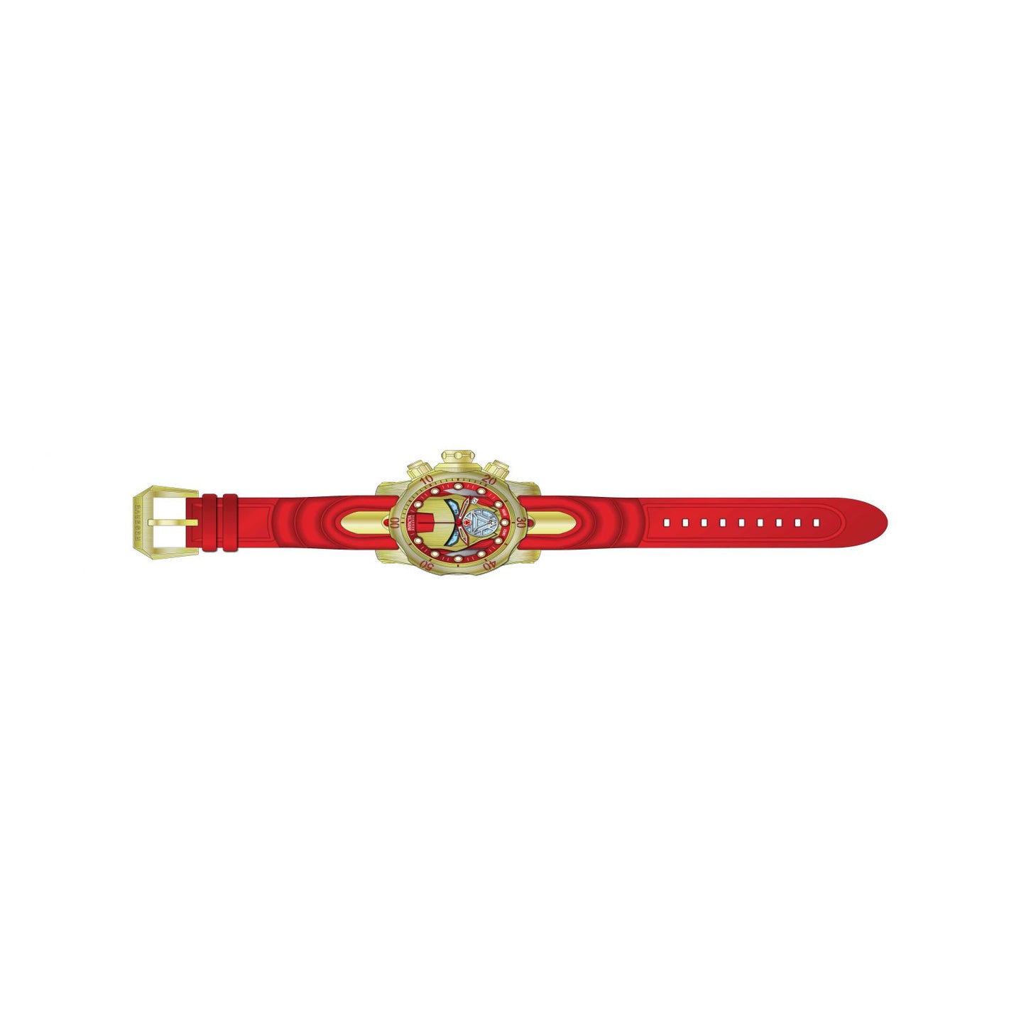 RELOJ HOMBRE DE ACERO PARA HOMBRE INVICTA MARVEL 32424 - DORADO