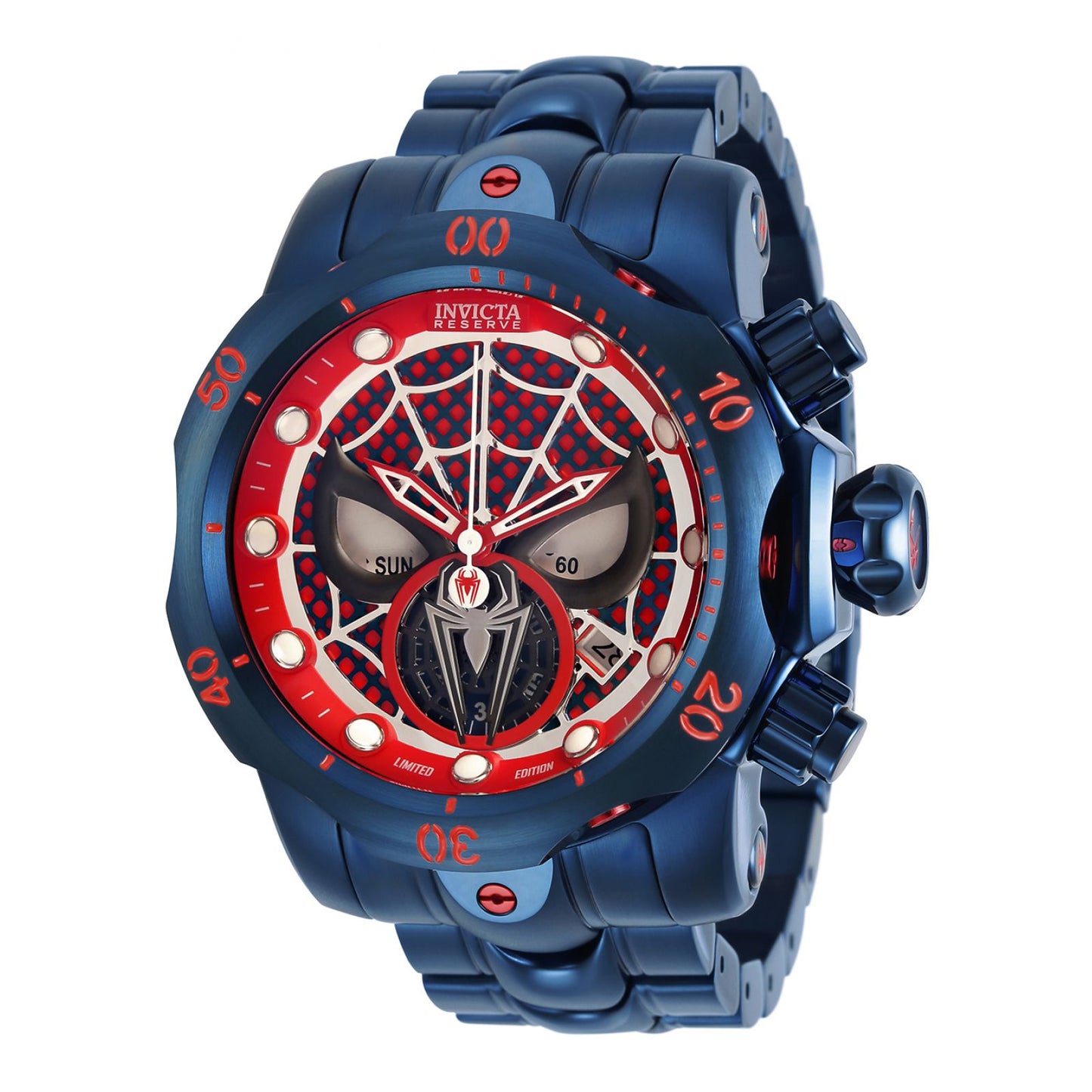 RELOJ HOMBRE ARAÑA PARA HOMBRE INVICTA MARVEL 32461 - ROJO, AZUL OSCURO