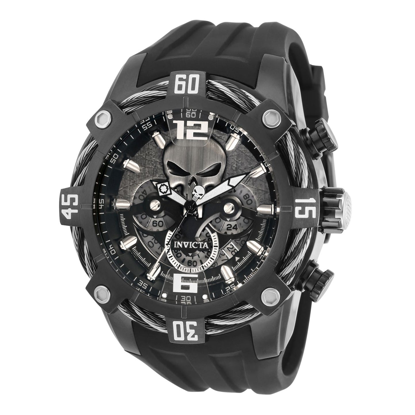 RELOJ CASTIGADOR PARA HOMBRE INVICTA MARVEL 33163 - NEGRO