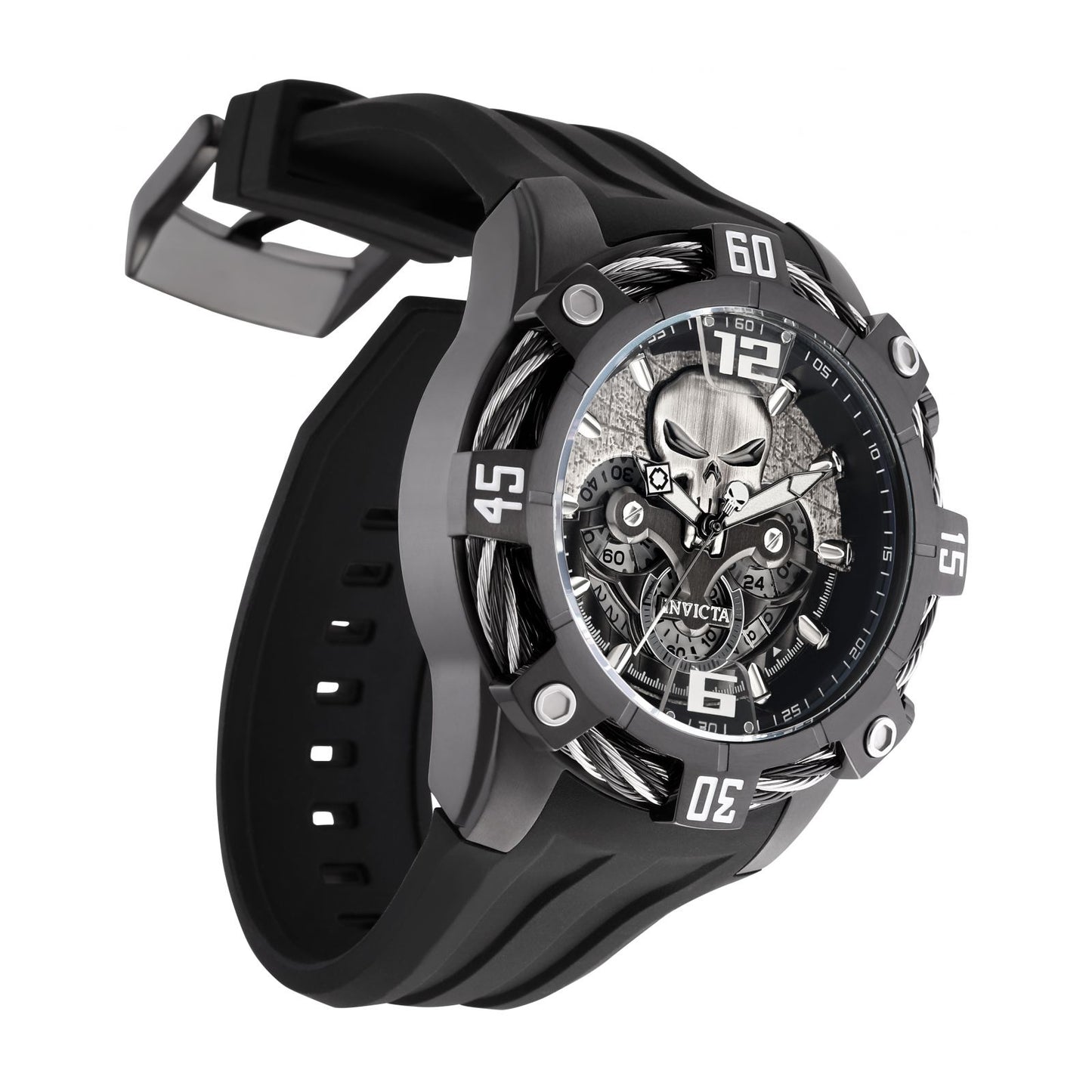 RELOJ CASTIGADOR PARA HOMBRE INVICTA MARVEL 33163 - NEGRO