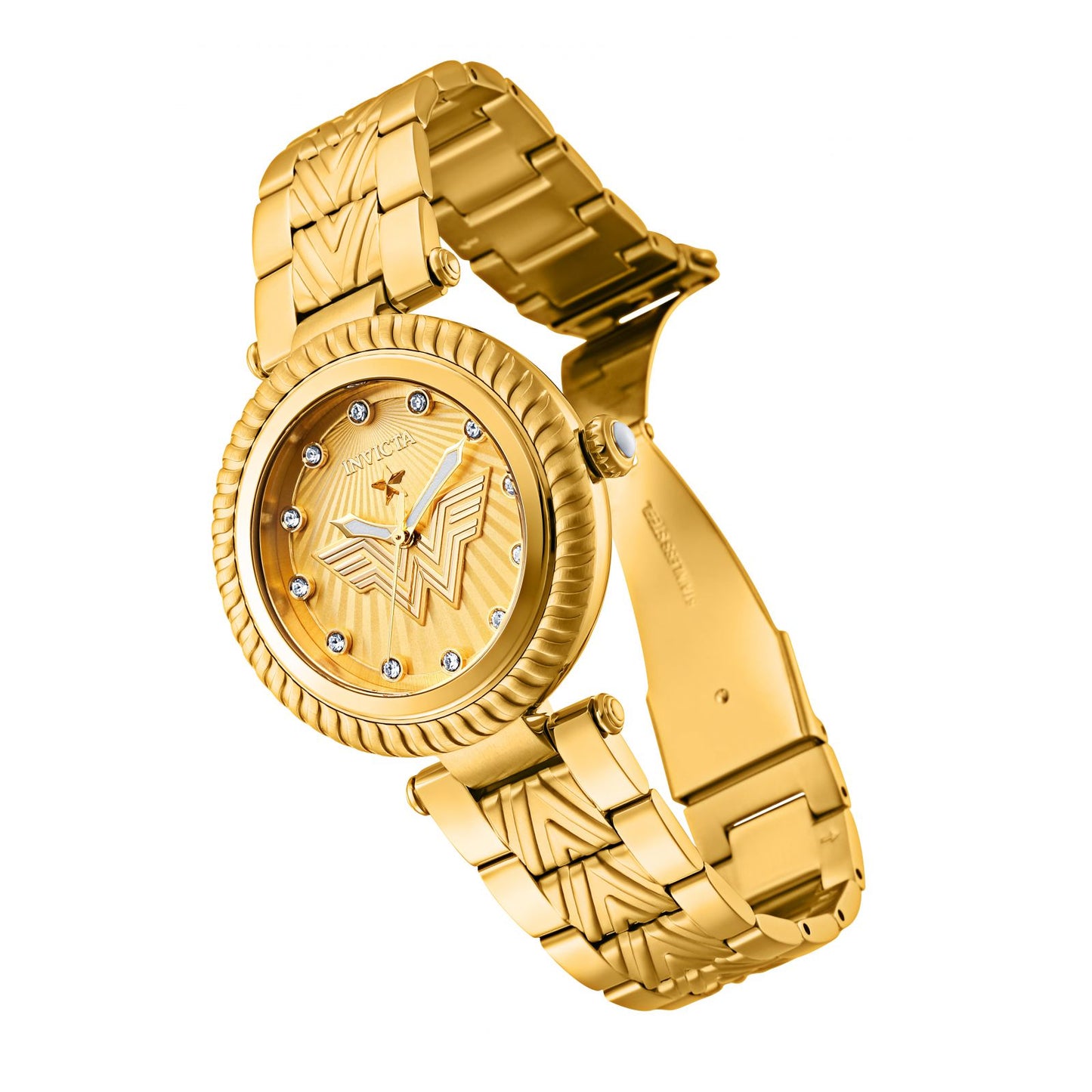 RELOJ MUJER MARAVILLA PARA MUJER INVICTA DC COMICS 33171 - ORO