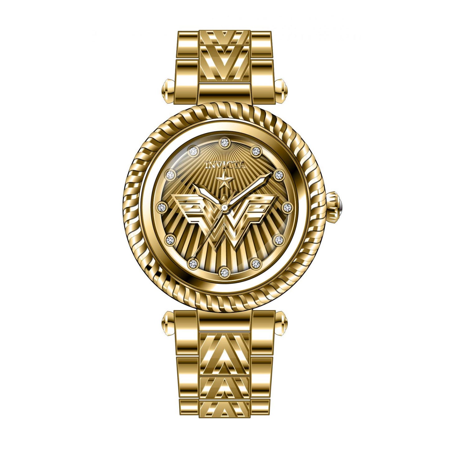 RELOJ MUJER MARAVILLA PARA MUJER INVICTA DC COMICS 33171 - ORO