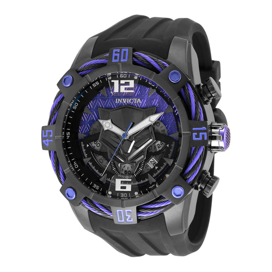 RELOJ PANTERA NEGRA PARA HOMBRE INVICTA MARVEL 35121 - NEGRO