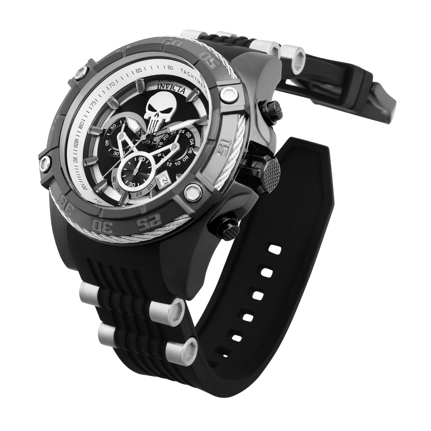 RELOJ CASTIGADOR PARA HOMBRE INVICTA MARVEL 35558 - NEGRO