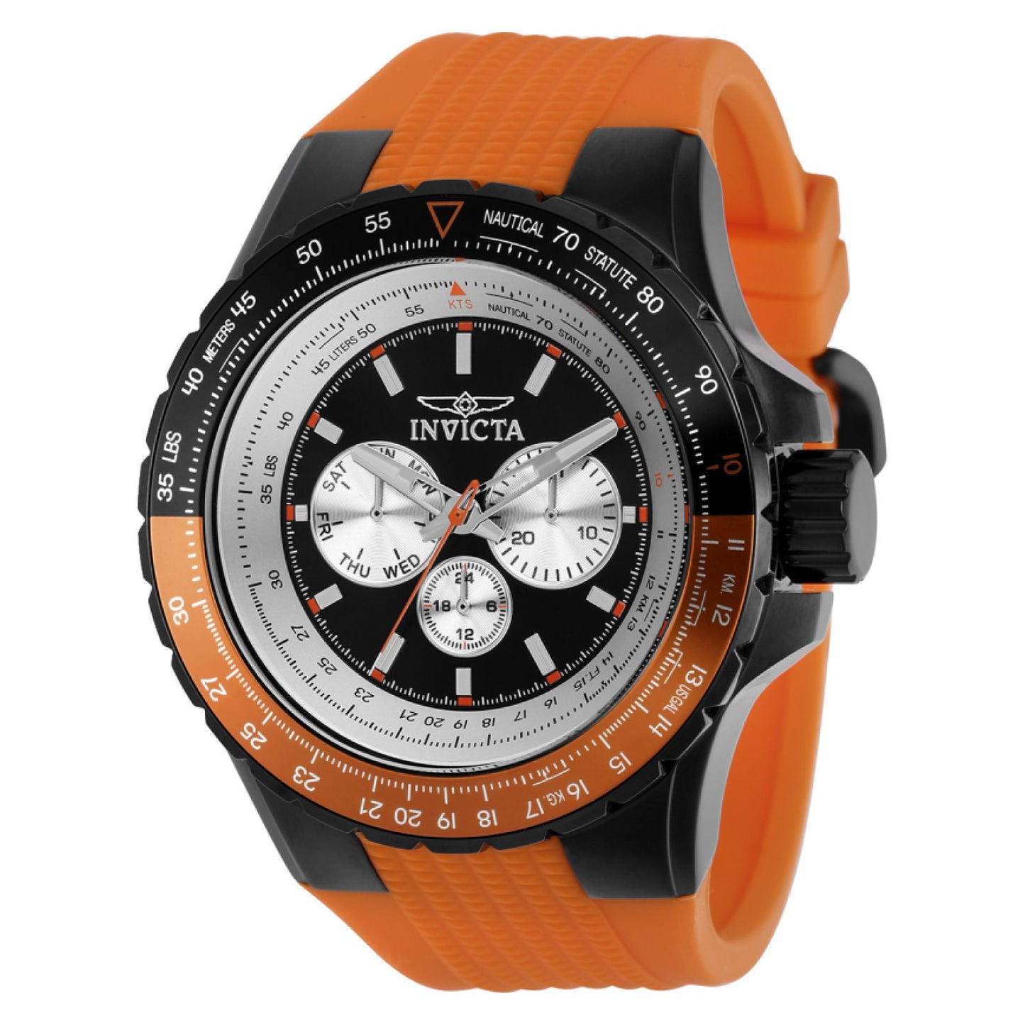 RELOJ DEPORTIVO PARA HOMBRE INVICTA AVIATOR 37031 - NARANJA