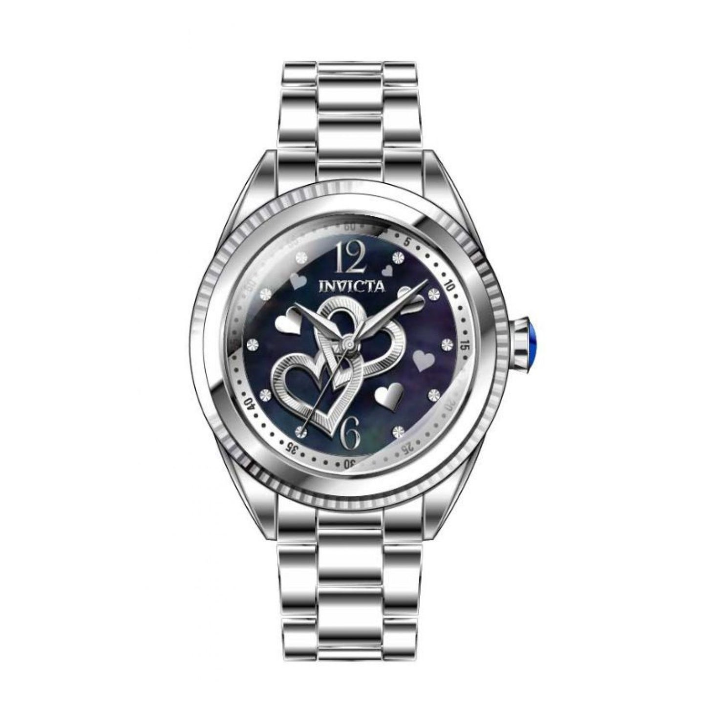 RELOJ PARA MUJER INVICTA ANGEL 37119 - PLATEADO