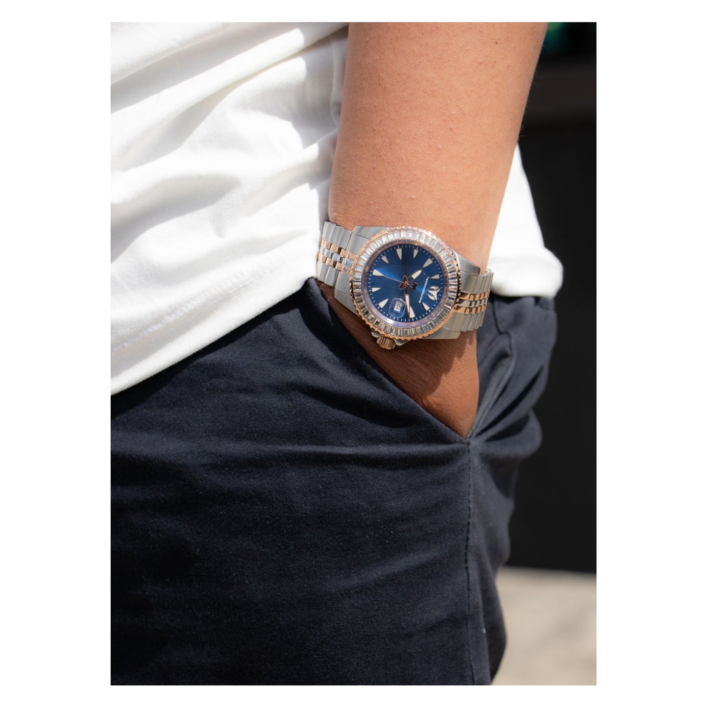 RELOJ PARA HOMBRE TECHNOMARINE MANTA TM-222064 - ROSE GOLD, STEEL