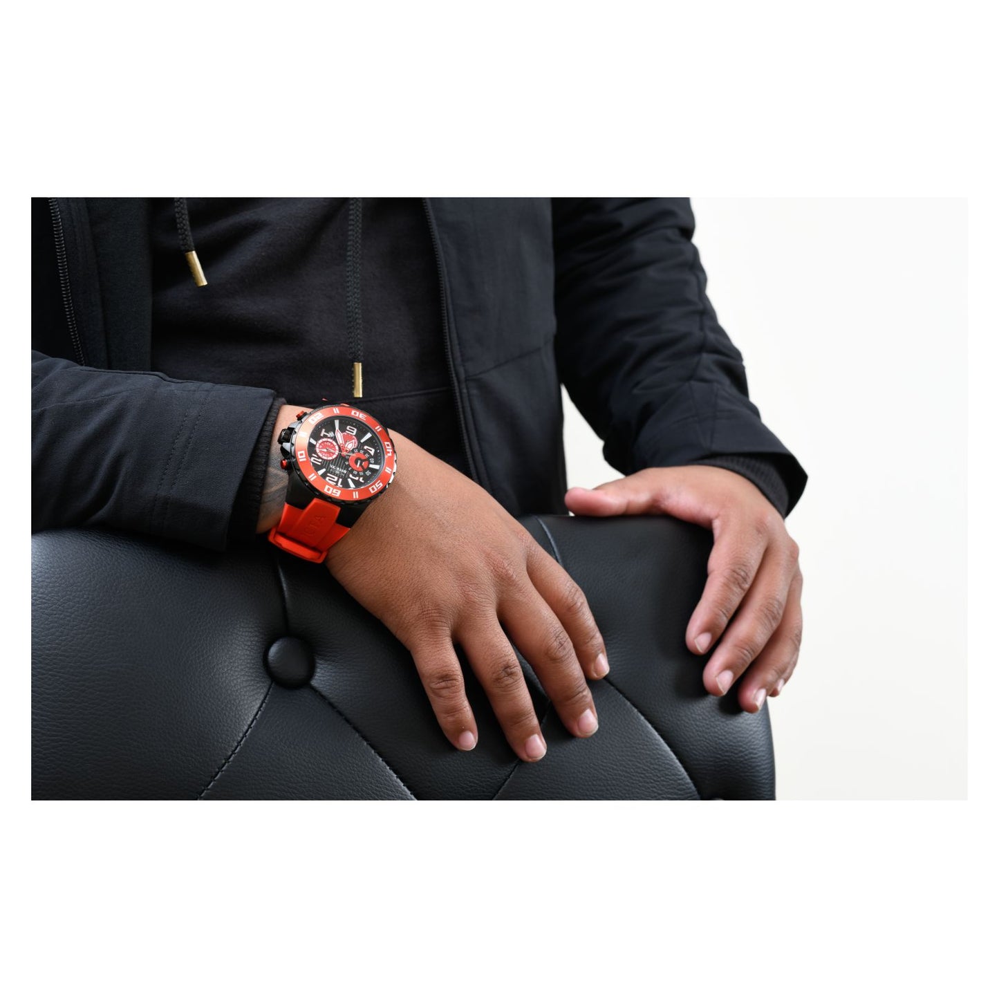 RELOJ DEPORTIVO PARA HOMBRE INVICTA PRO DIVER 37757 - NEGRO, ROJO