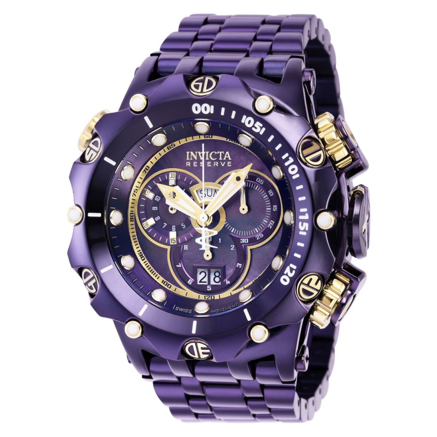 RELOJ  PARA HOMBRE INVICTA RESERVE 38723 - PÚRPURA