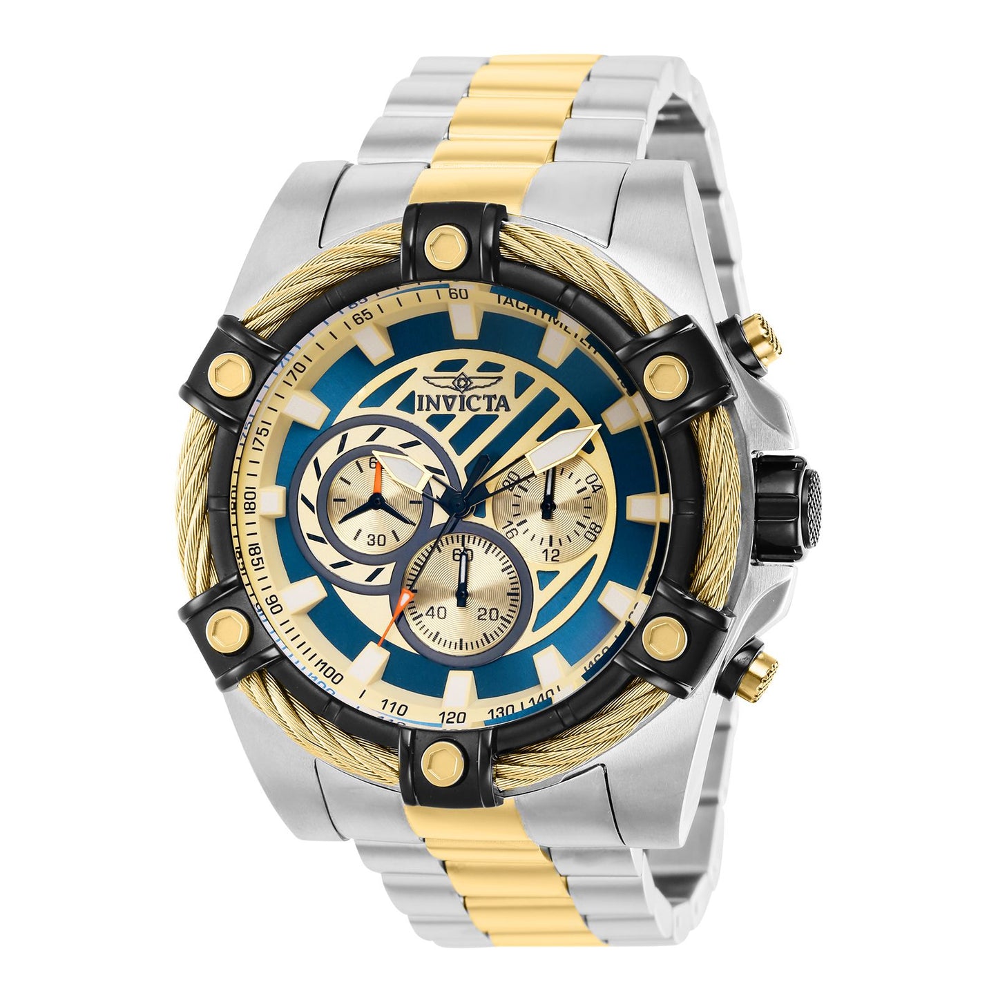 RELOJ  PARA HOMBRE INVICTA BOLT 38957 - ACERO, ORO