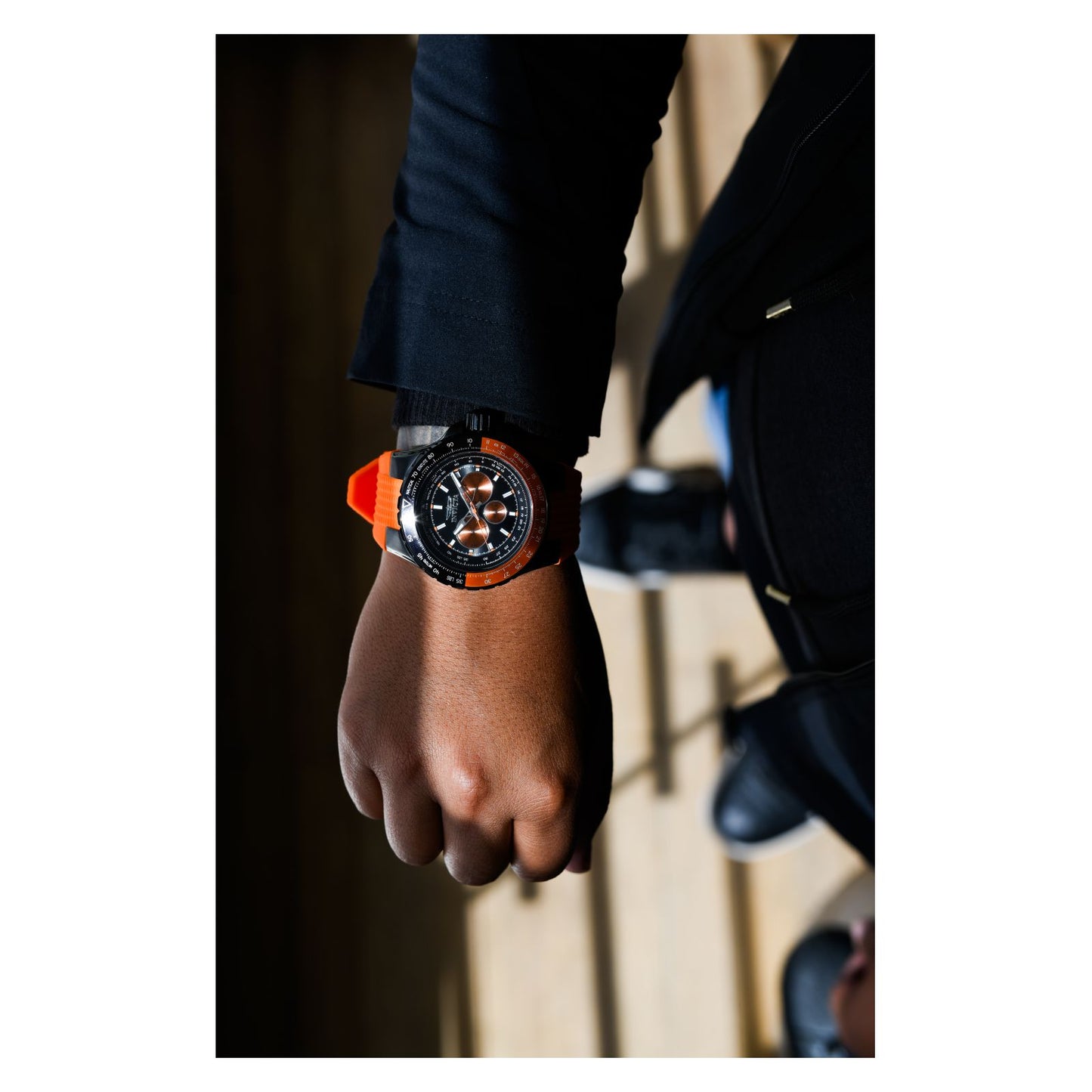 RELOJ DEPORTIVO PARA HOMBRE INVICTA AVIATOR 39306 - NARANJA